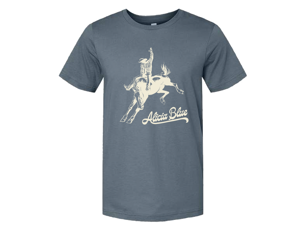Alicia Blue Rodeo Shirt - Blue